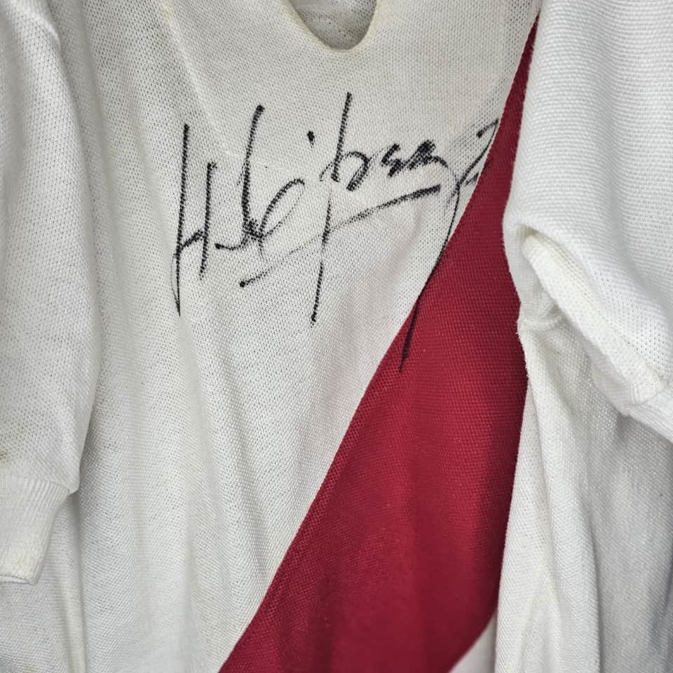 Héctor López – River Plate – Campeonato Metropolitano 1975 – MATCH WORN JERSEY - Imagen 6