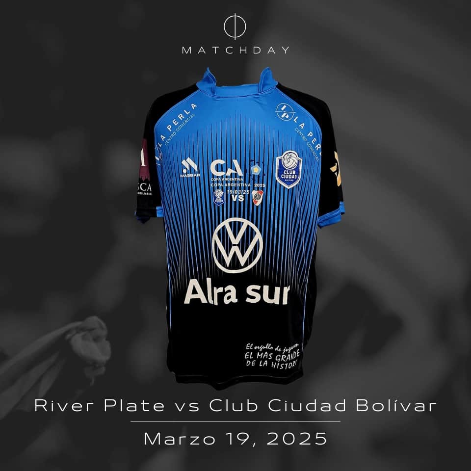 Iván Edgardo Paz – Club Ciudad Bolivar – Copa Argentina 2025 – Utilería - Imagen 4