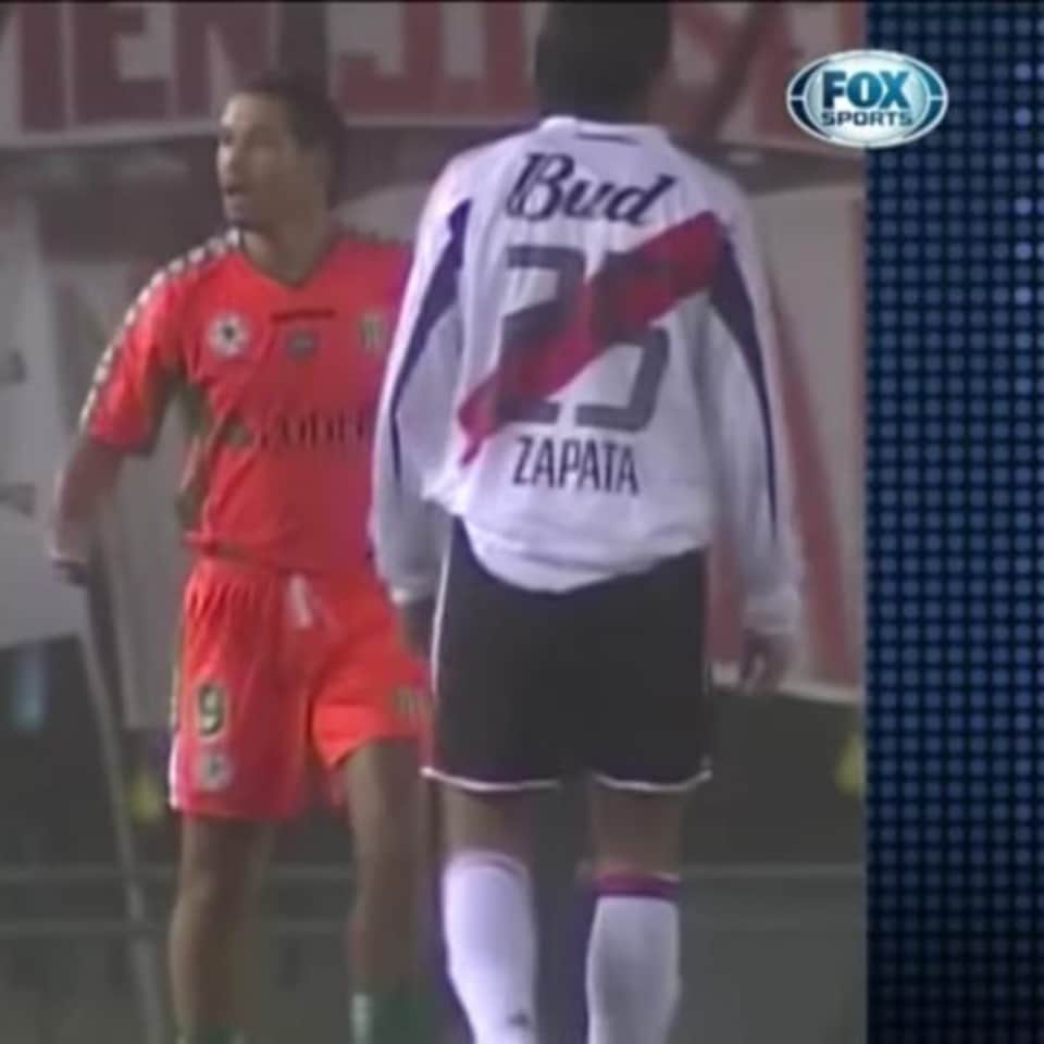 Victor Zapata – River Plate – Copa Libertadores 2005 – MATCH WORN JERSEY - Imagen 10