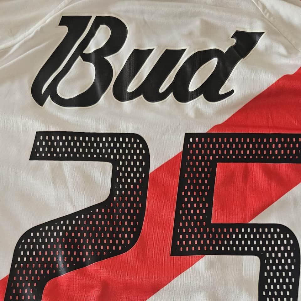 Victor Zapata – River Plate – Copa Libertadores 2005 – MATCH WORN JERSEY - Imagen 19