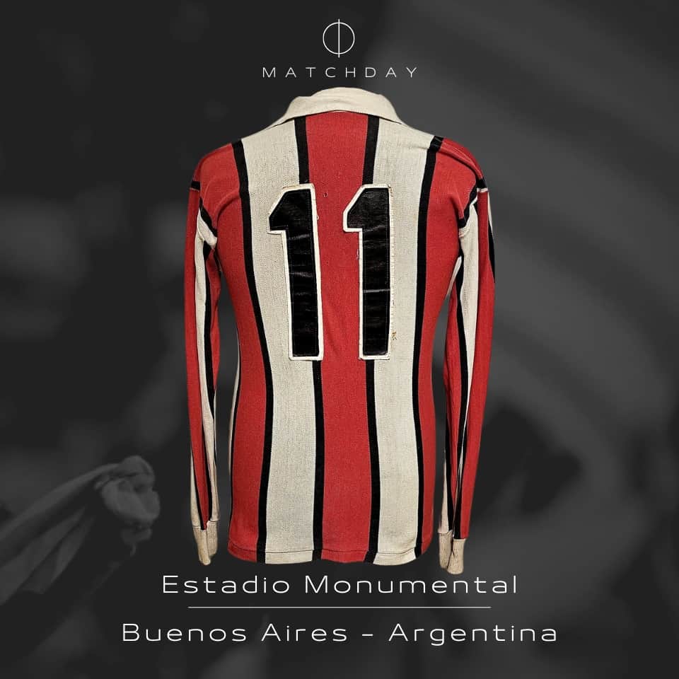 Emilio “Nene” Commisso – River Plate – MATCH WORN JERSEY 1975/1981 - Imagen 5