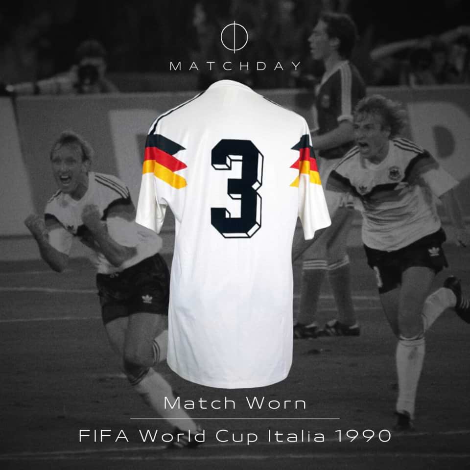 Camiseta titular seleccion Alemania – Andreas Brehme #3 – Mundial Italia 1990 - Image 2