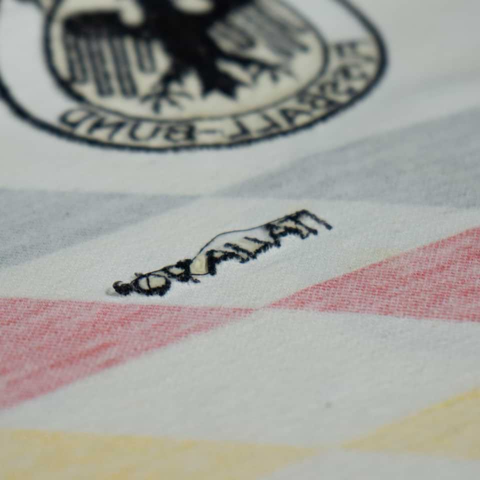 Camiseta titular seleccion Alemania – Andreas Brehme #3 – Mundial Italia 1990 - Image 12