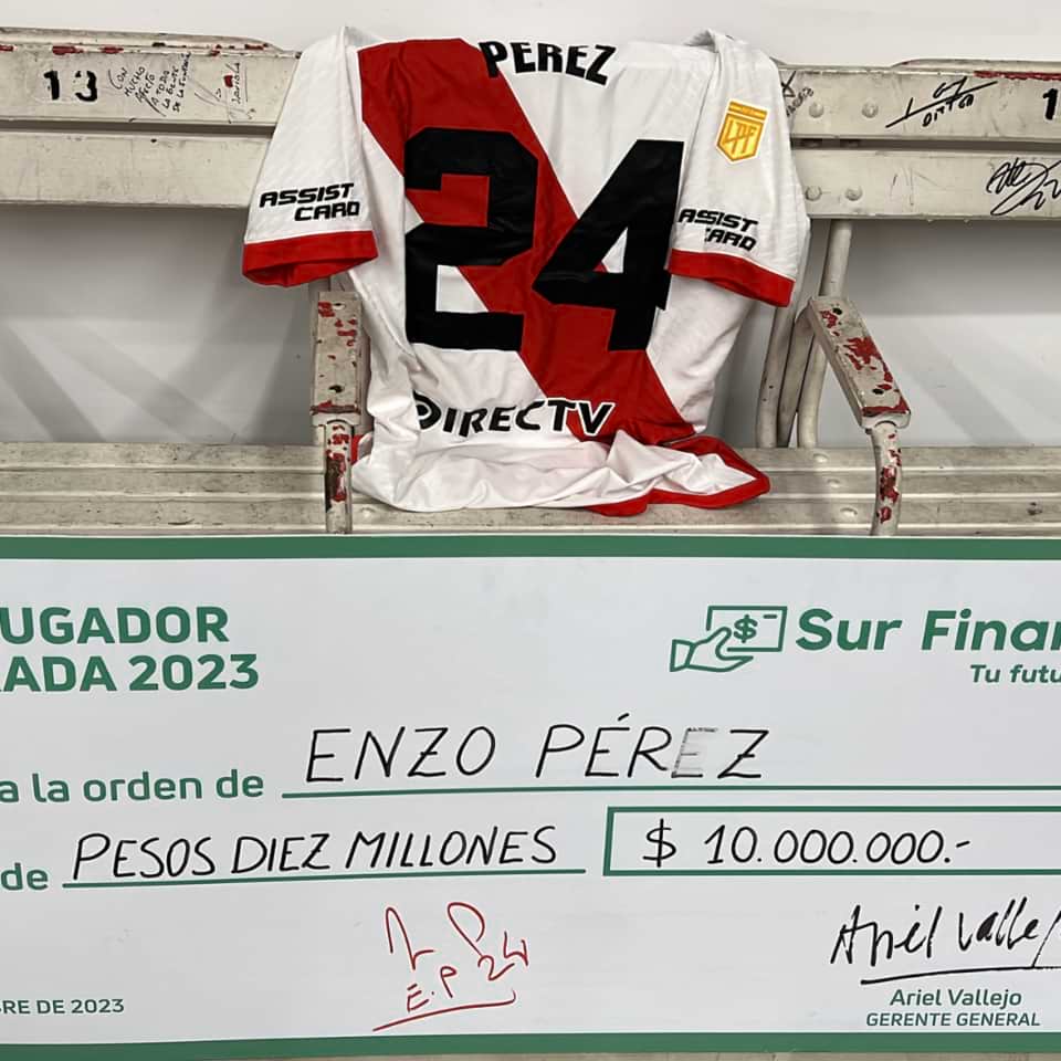 Enzo Perez match issue jersey – Trofeo de Campeones 2023 - Image 17