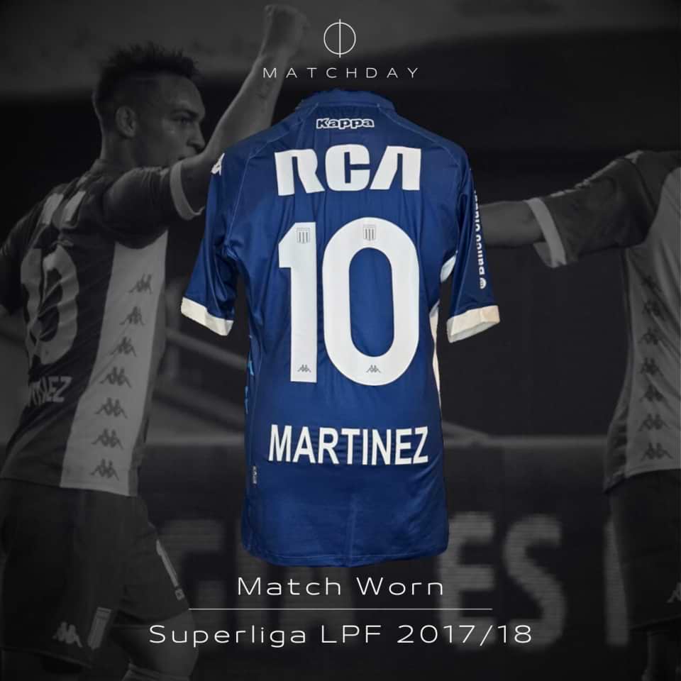 Lautaro Martinez match worn jersey + cinta de capitan – SAF 2017/18 - Image 3