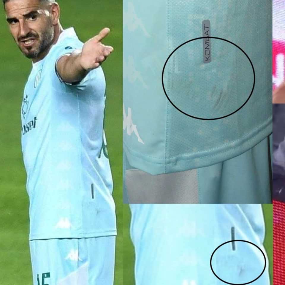 Lisandro Lopez match worn jersey + short y cinta de capitan – Copa LFP 2020 - Image 7
