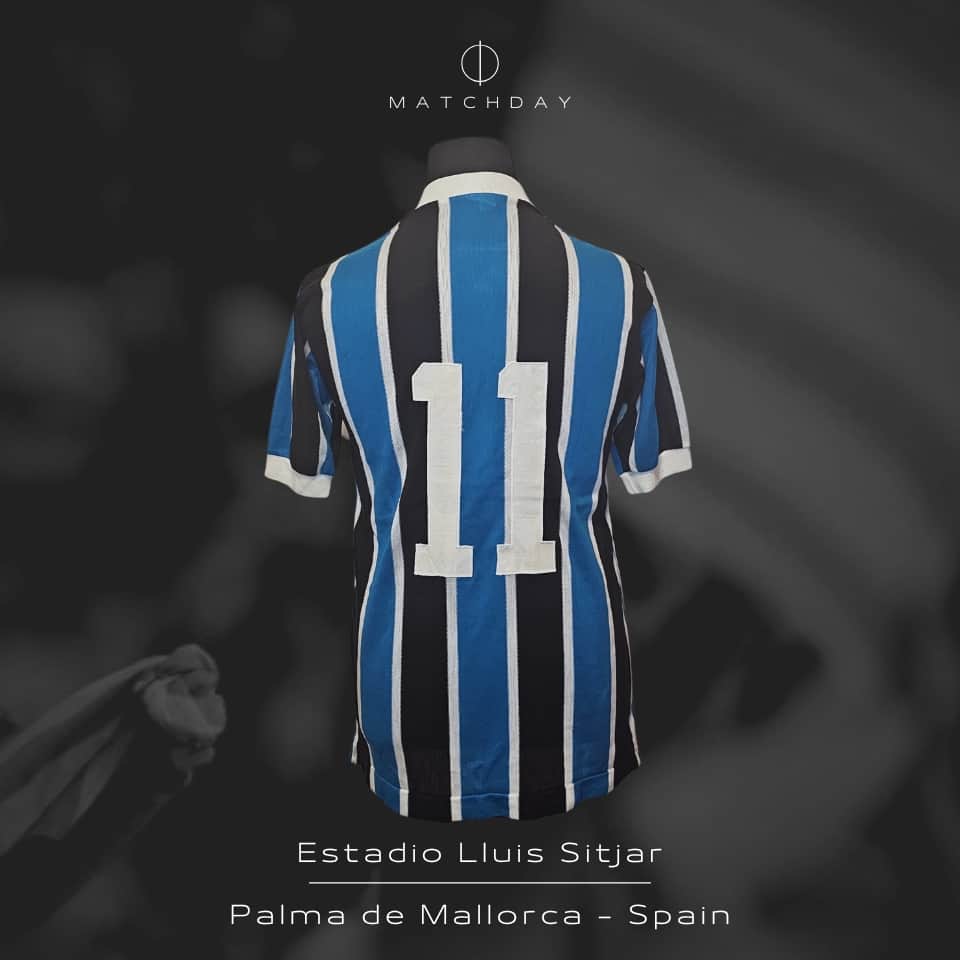 Ademir Padilha – Gremio – Troféu Internacional Ciudad de Palma de 1985 – MATCH WORN JERSEY - Imagen 5