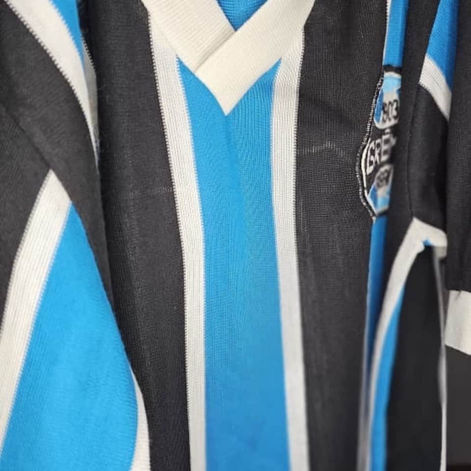 Ademir Padilha – Gremio – Troféu Internacional Ciudad de Palma de 1985 – MATCH WORN JERSEY - Imagen 6