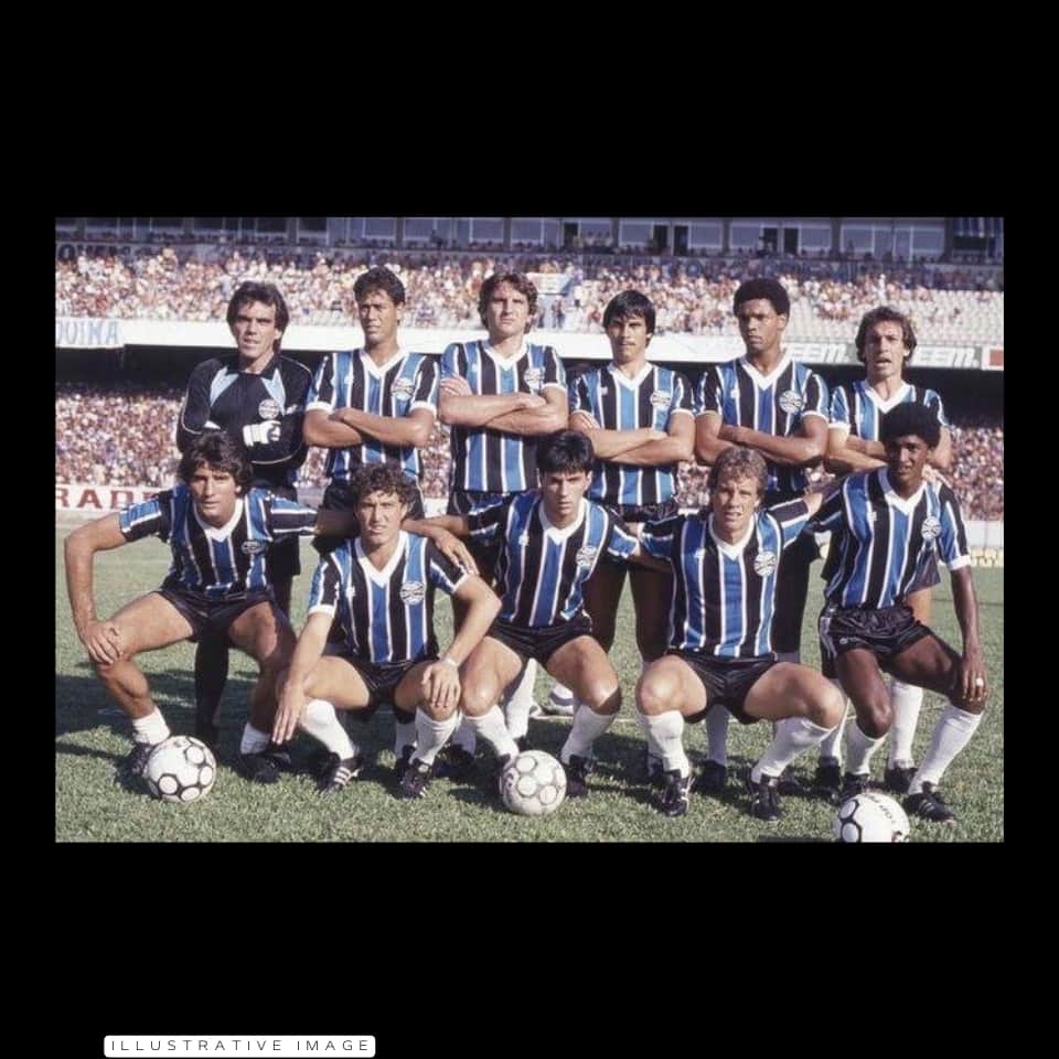 Ademir Padilha – Gremio – Troféu Internacional Ciudad de Palma de 1985 – MATCH WORN JERSEY - Imagen 9