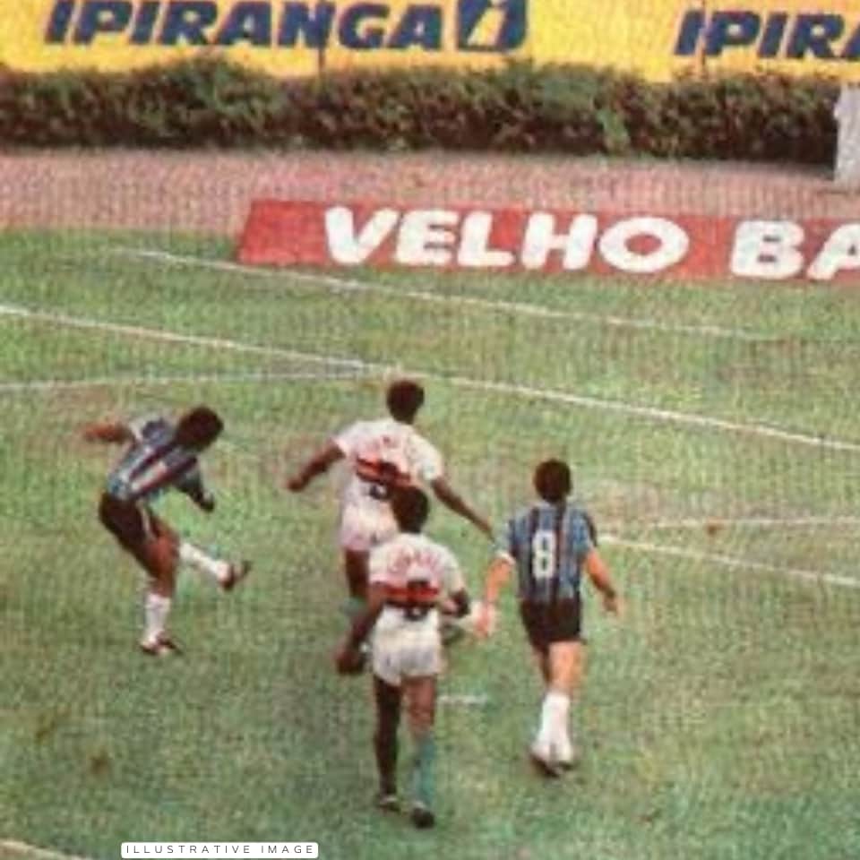 Ademir Padilha – Gremio – Troféu Internacional Ciudad de Palma de 1985 – MATCH WORN JERSEY - Imagen 10