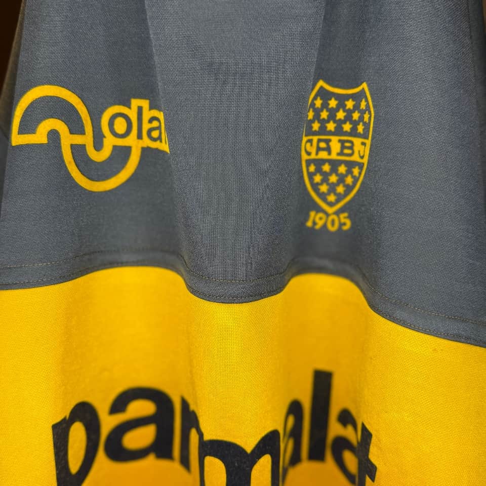Claudio Caniggia – Boca Juniors – Copa Parmalat 1995 – MATCH WORN JERSEY - Imagen 6