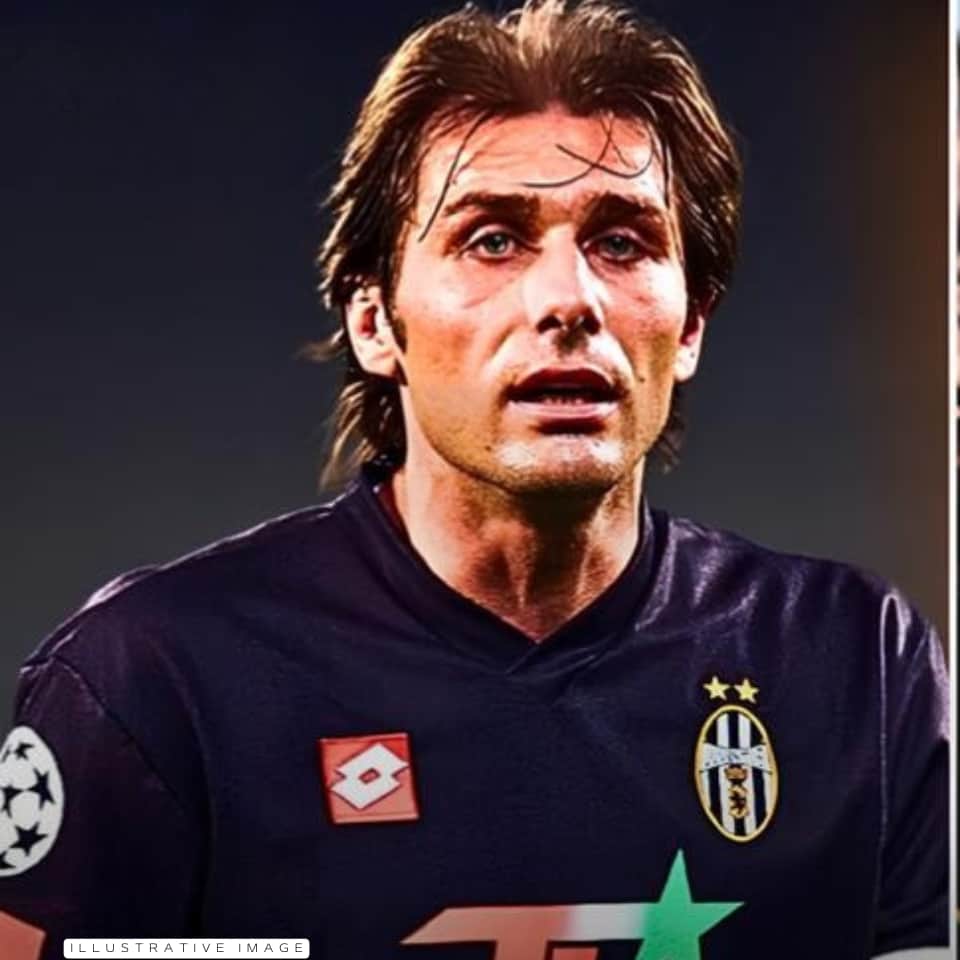 Antonio Conte – Juventus FC – UEFA Champions League 2001/02 – MATCH WORN JERSEY - Imagen 9