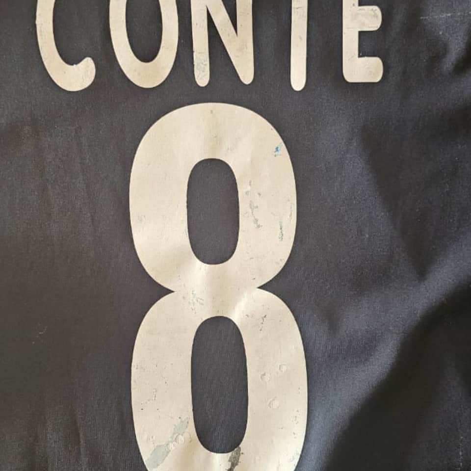 Antonio Conte – Juventus FC – UEFA Champions League 2001/02 – MATCH WORN JERSEY - Imagen 20
