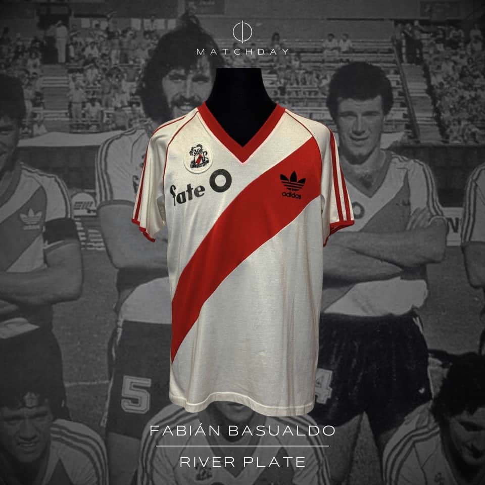 Fabián Basualdo – River Plate – 1988/89 – MATCH WORN JERSEY