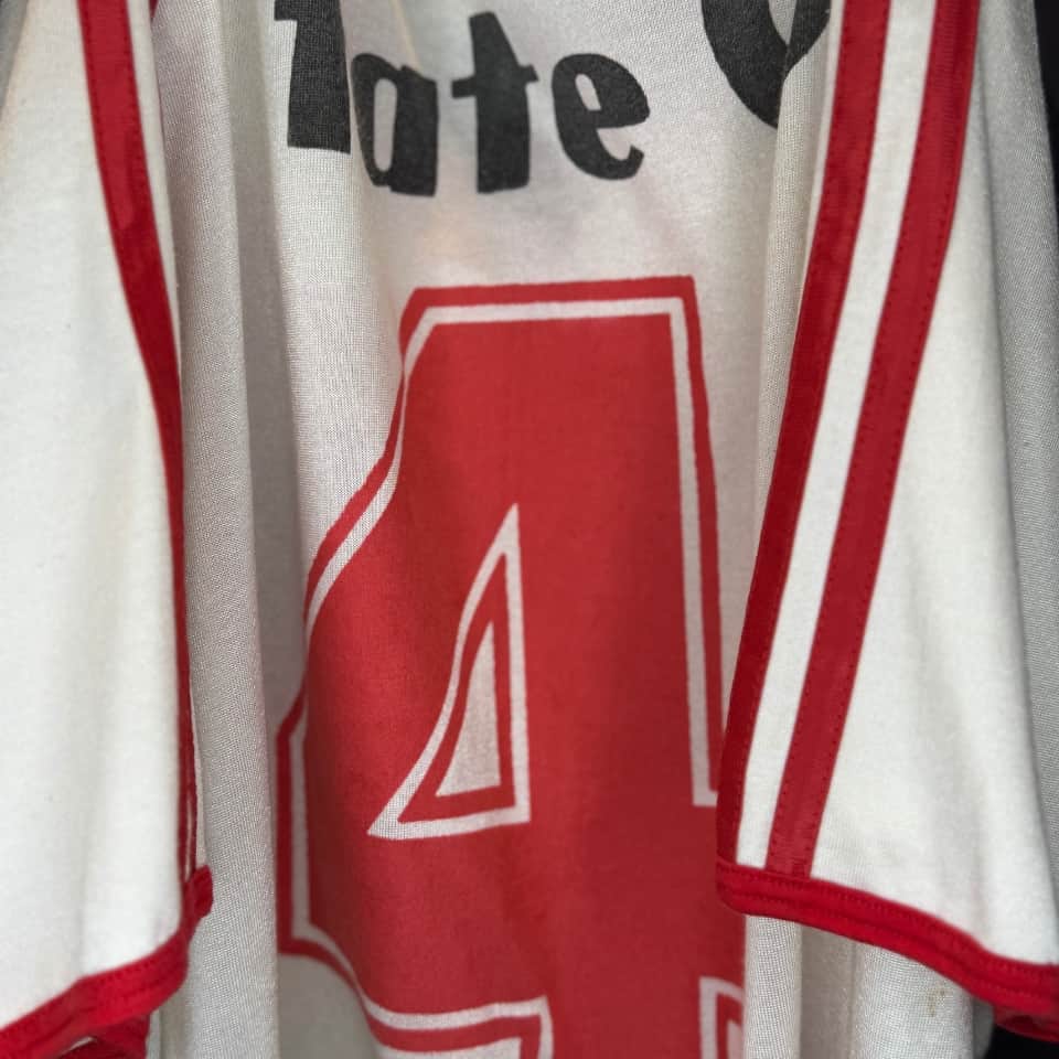 Fabián Basualdo – River Plate – 1988/89 – MATCH WORN JERSEY - Imagen 7