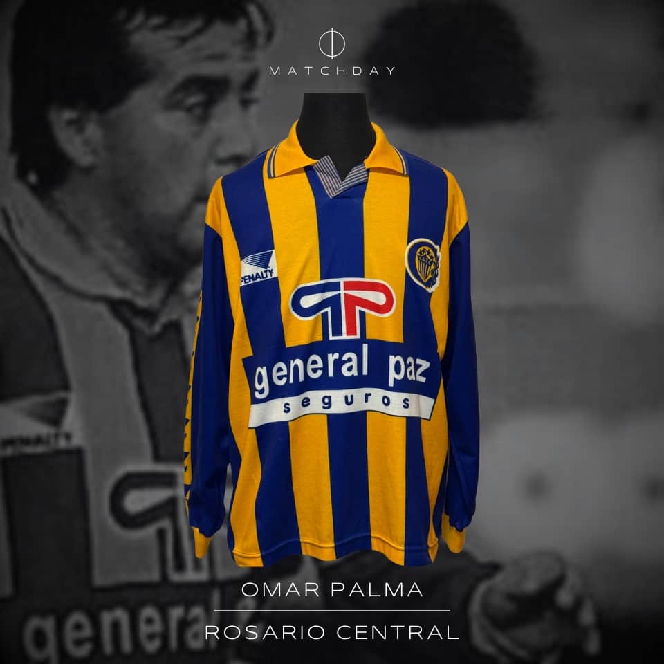 Omar Palma – Rosario Central – Torneo Clausura 1994 – MATCH WORN JERSEY