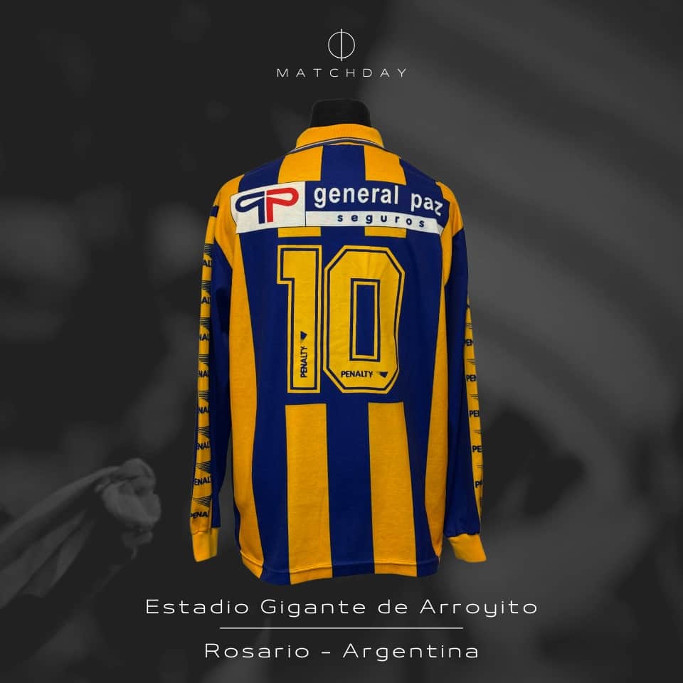Omar Palma – Rosario Central – Torneo Clausura 1994 – MATCH WORN JERSEY - Imagen 5