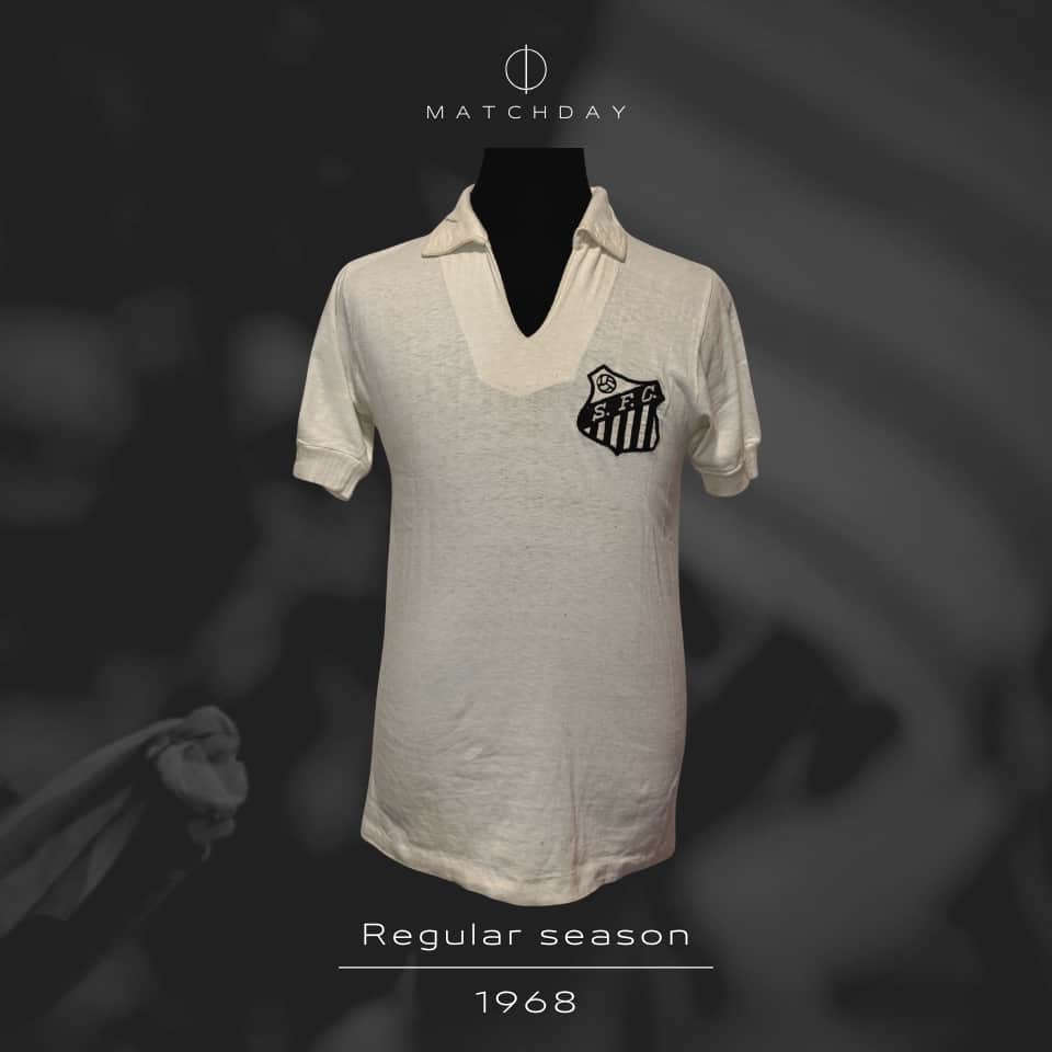 José Ramos Delgado – Santos Futebol Clube – Campeonato Paulista 1968 – MATCH WORN JERSEY - Imagen 4