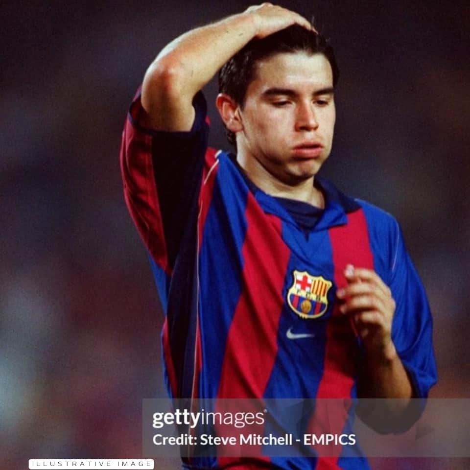 Javier Saviola – FC Barcelona – UEFA Champions League 2001/02 – MATCH WORN JERSEY - Imagen 8