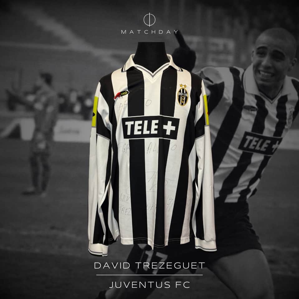 David Trezeguet – Juventus FC – Serie A 2000/01 – MATCH WORN JERSEY – SIGNED