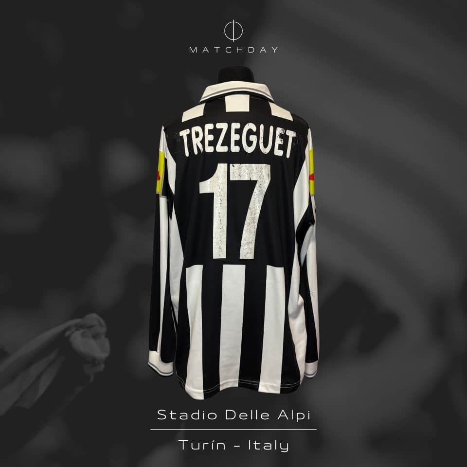 David Trezeguet – Juventus FC – Serie A 2000/01 – MATCH WORN JERSEY – SIGNED - Imagen 5