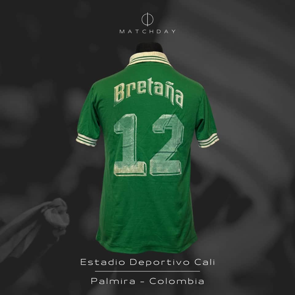 Carlos Valderrama – Deportivo Cali – Campeonato Colombiano 1986 – MATCH WORN JERSEY - Imagen 5
