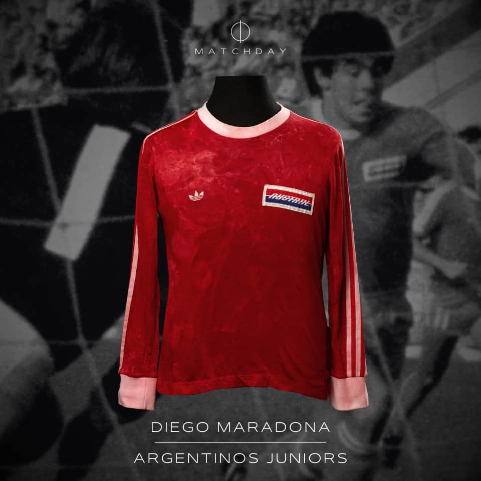 Diego Armando Maradona – Argentinos Juniors – Campeonato Nacional 1980 – MATCH WORN JERSEY