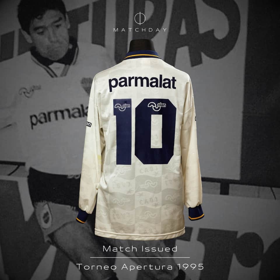 Diego Armando Maradona – Boca Juniors – Torneo Apertura 1995 – Match Issued jersey - Imagen 3