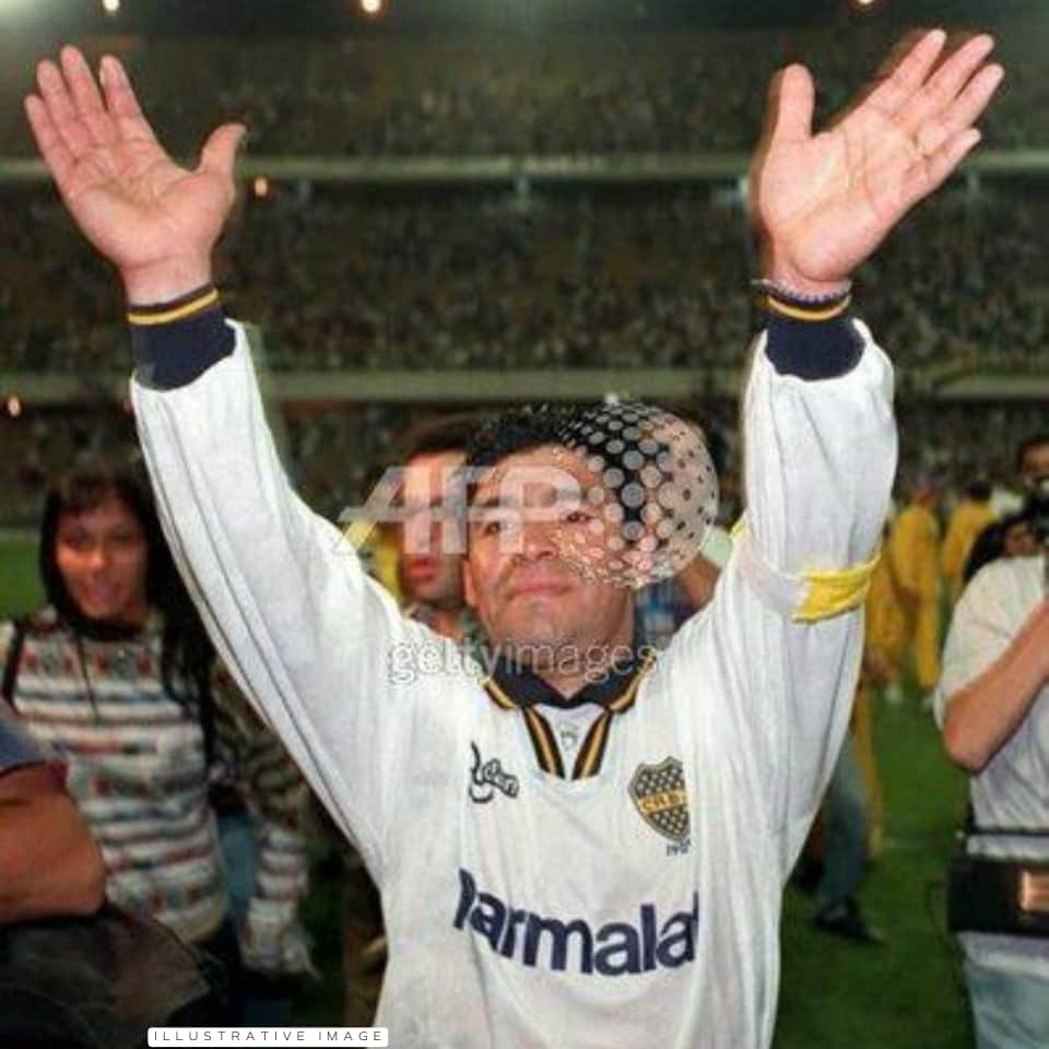 Diego Armando Maradona – Boca Juniors – Torneo Apertura 1995 – Match Issued jersey - Imagen 10
