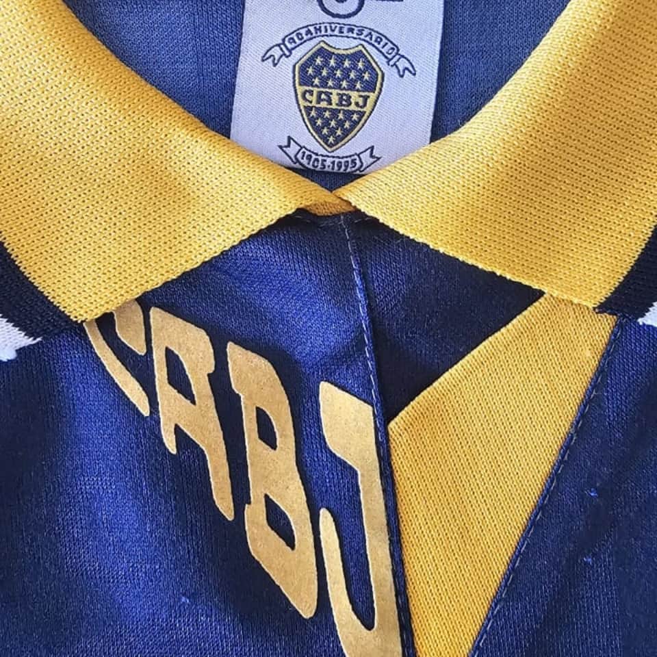 Diego Armando Maradona – Boca Juniors – Gira Asia Tour 1996 – MATCH WORN JERSEY - Imagen 12