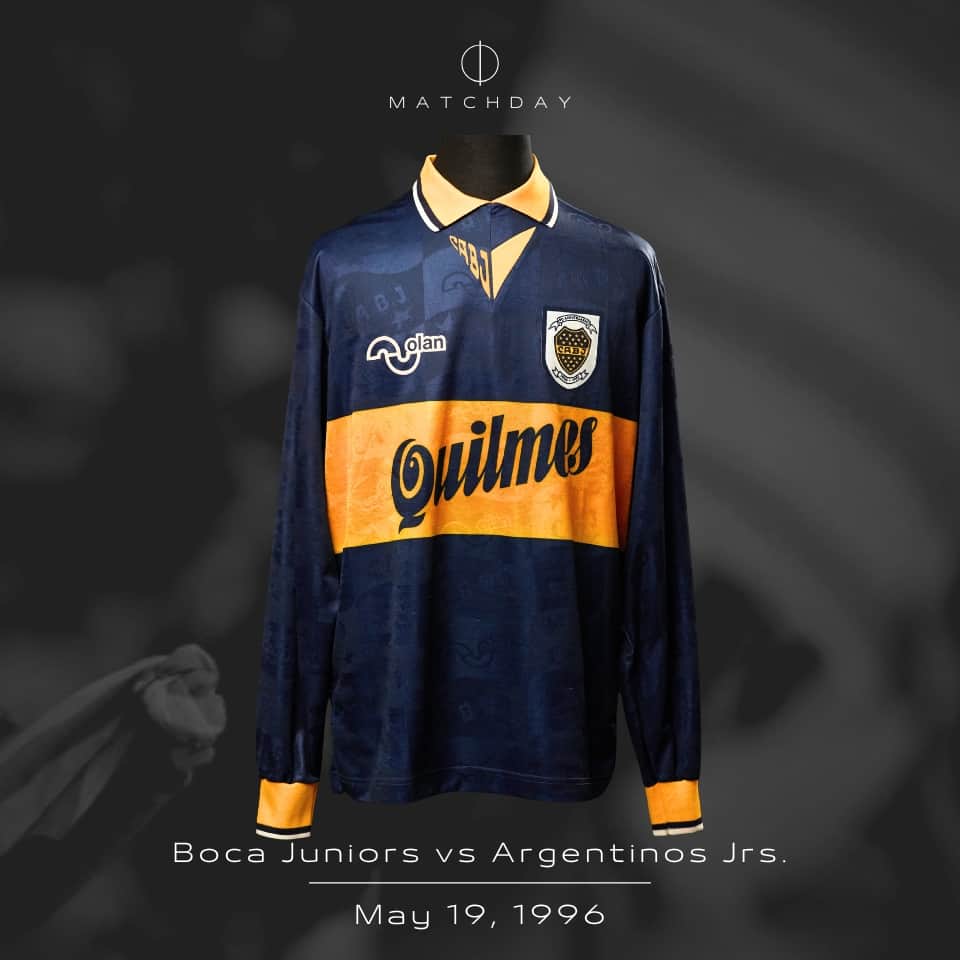 Diego Armando Maradona – Boca Juniors – Torneo Clausura 1996 – MATCH WORN JERSEY - Imagen 4