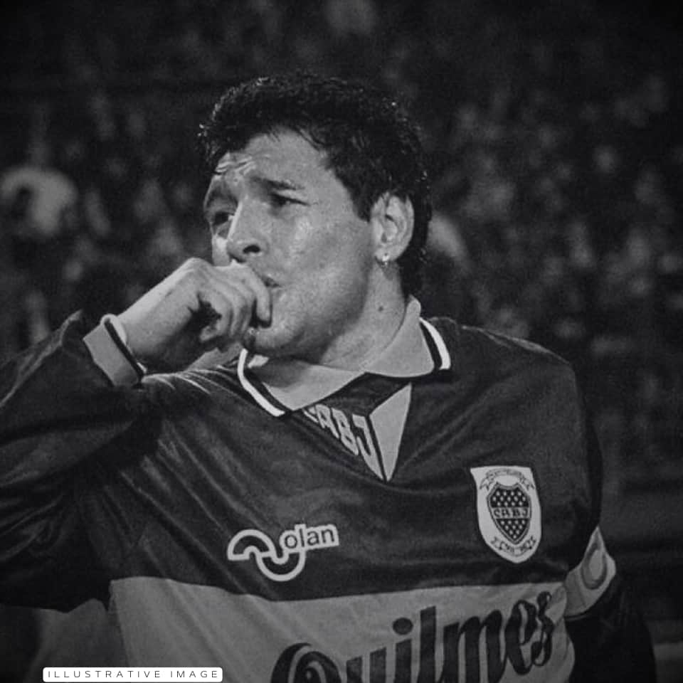 Diego Armando Maradona – Boca Juniors – Torneo Clausura 1996 – MATCH WORN JERSEY - Imagen 8