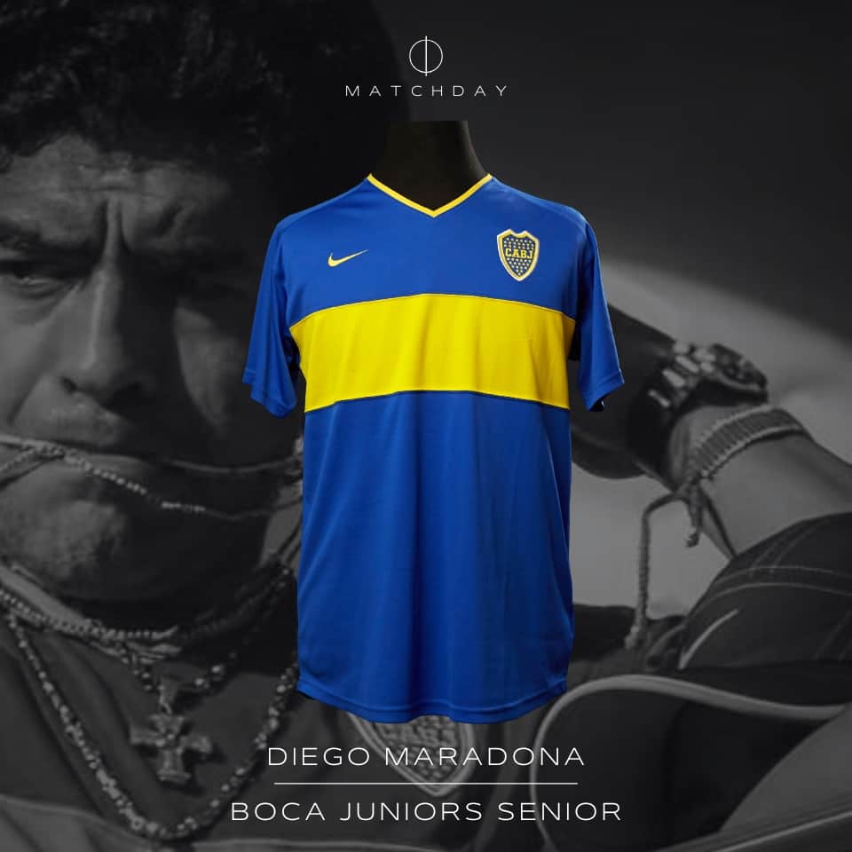 Diego Armando Maradona – Fútbol senior 2005 – MATCH WORN JERSEY