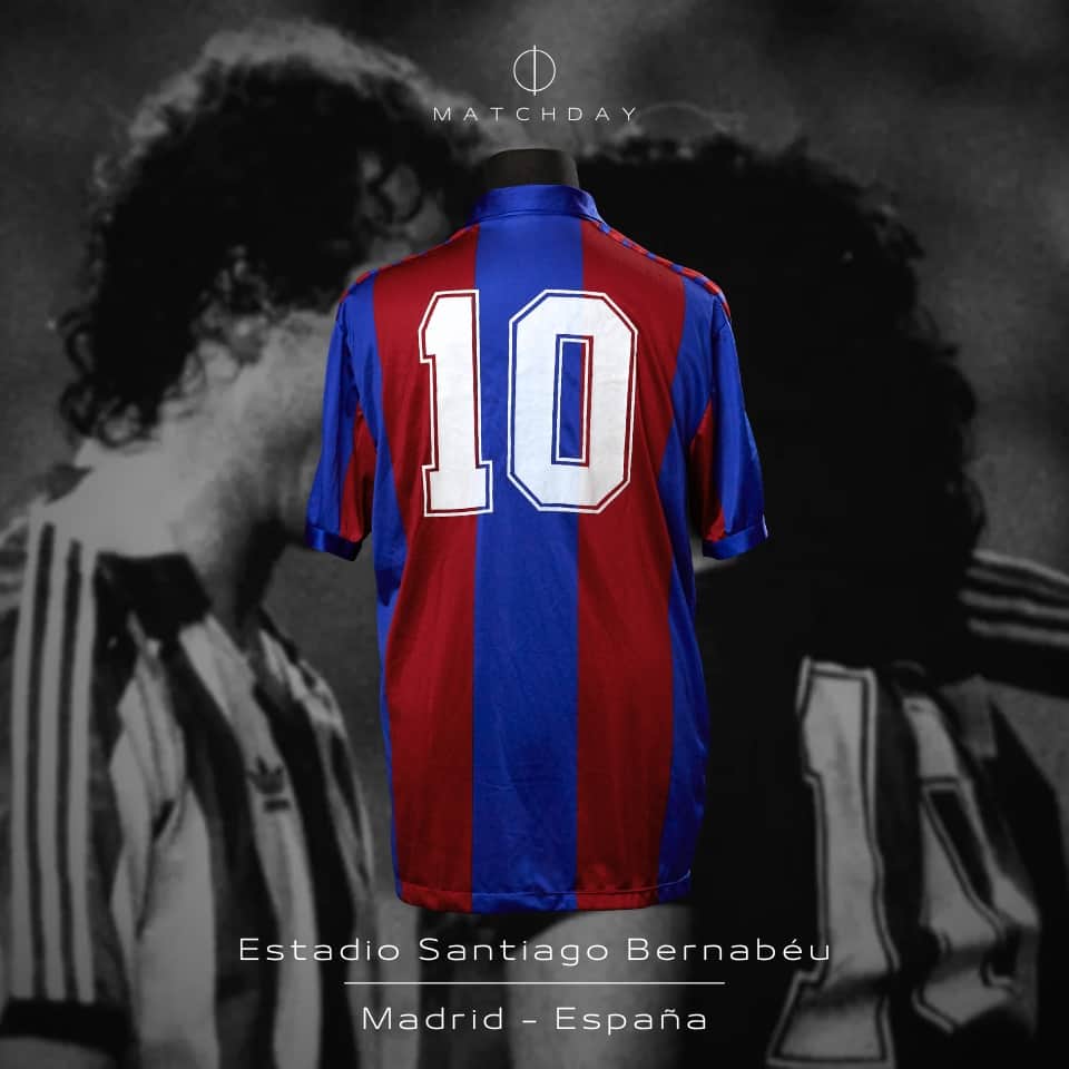 Diego Armando Maradona – FC Barcelona – Copa del Rey 1983/84 – MATCH WORN JERSEY – PHOTOMATCH - Imagen 5