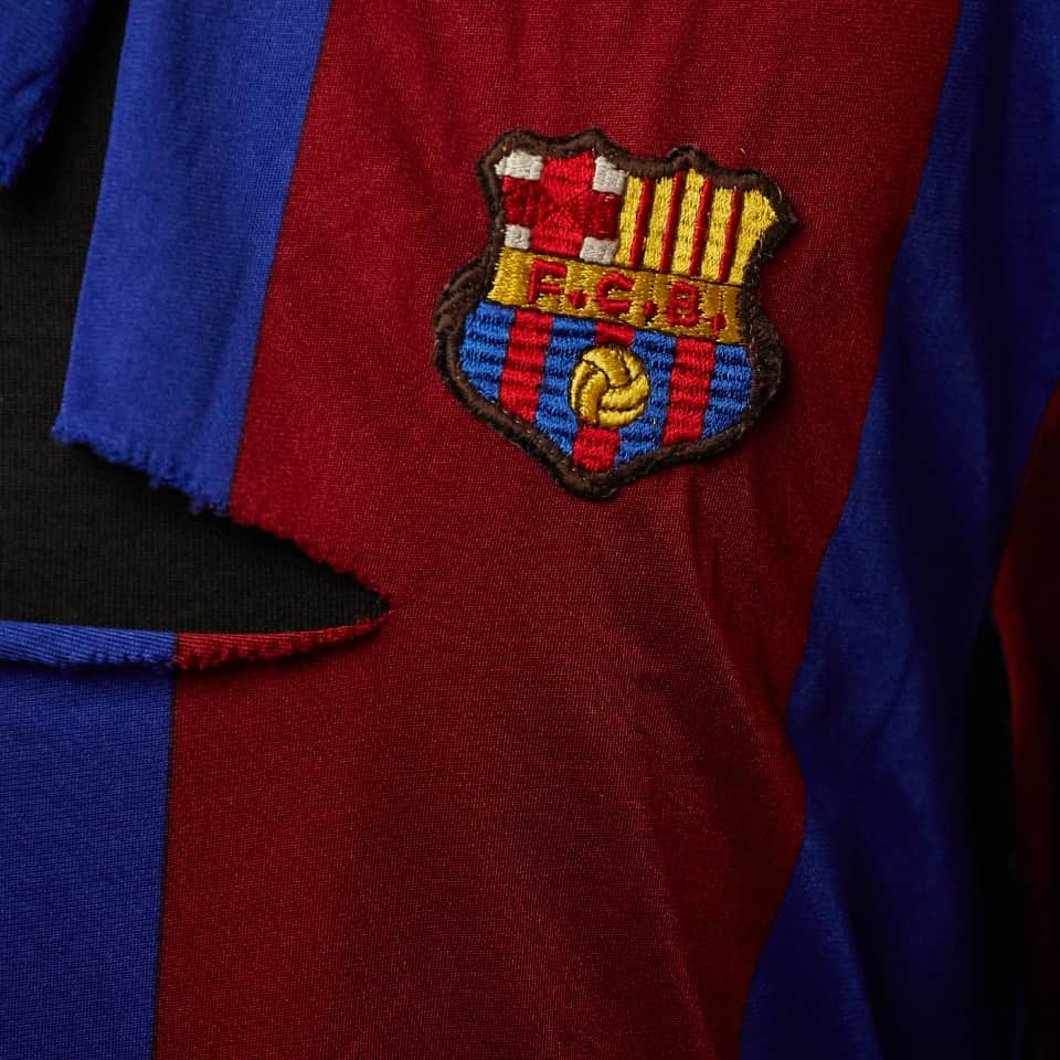 Diego Armando Maradona – FC Barcelona – Copa del Rey 1983/84 – MATCH WORN JERSEY – PHOTOMATCH - Imagen 33