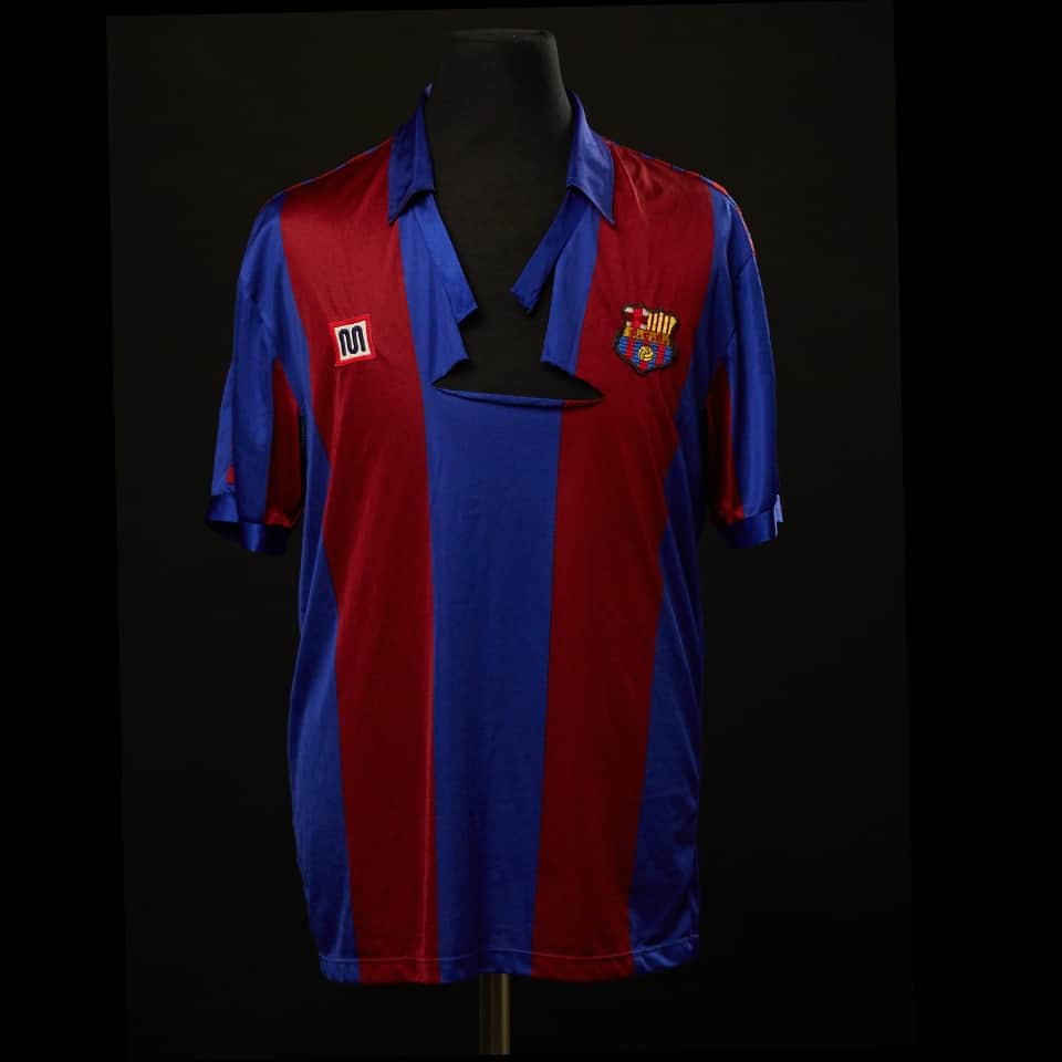 Diego Armando Maradona – FC Barcelona – Copa del Rey 1983/84 – MATCH WORN JERSEY – PHOTOMATCH - Imagen 35