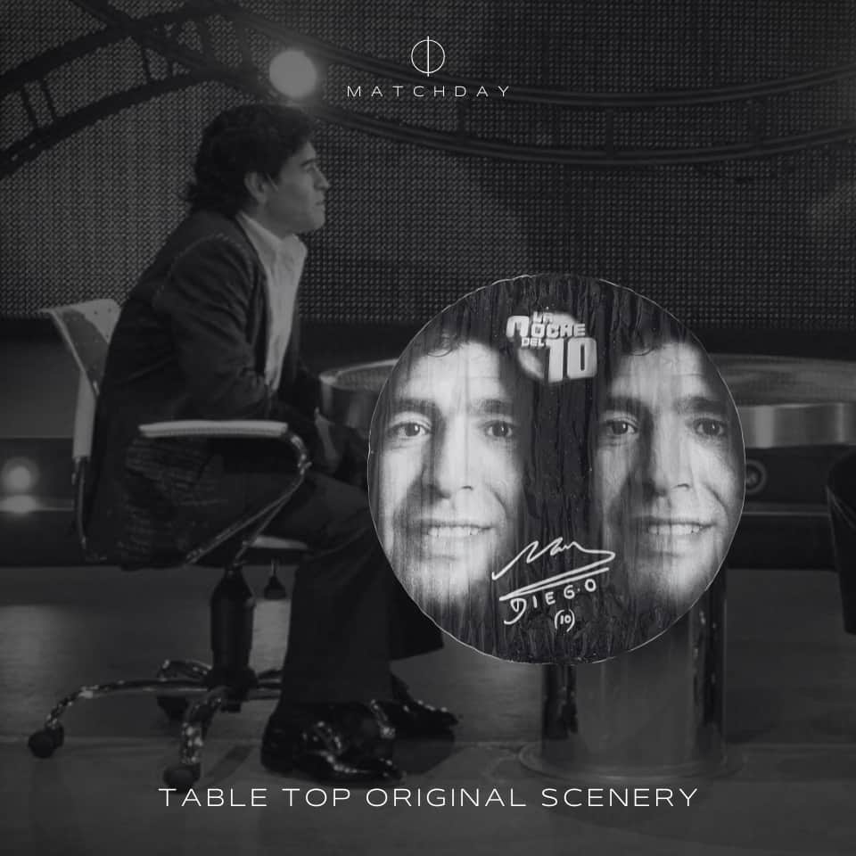 Tablecloth – Lámina de mesa – Entrevista Maradona a Maradona – La Noche del 10