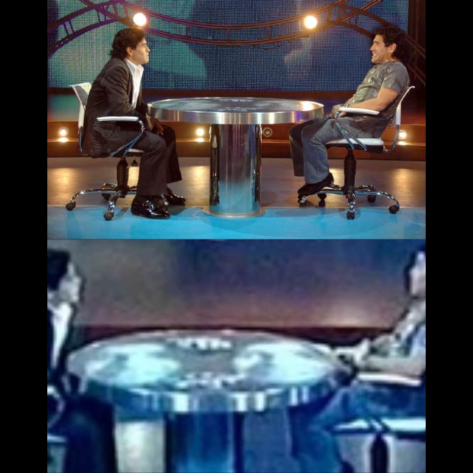 Tablecloth – Lámina de mesa – Entrevista Maradona a Maradona – La Noche del 10 - Imagen 5