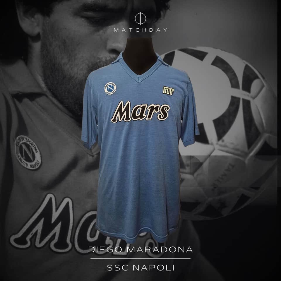 Diego Armando Maradona – SSC Napoli – Serie A 1989/90 – MATCH WORN JERSEY
