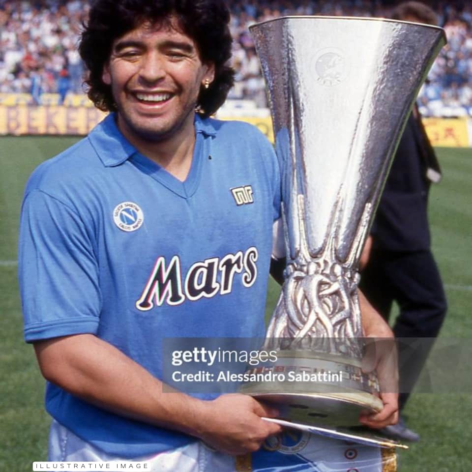 Diego Armando Maradona – SSC Napoli – Serie A 1989/90 – MATCH WORN JERSEY - Imagen 8