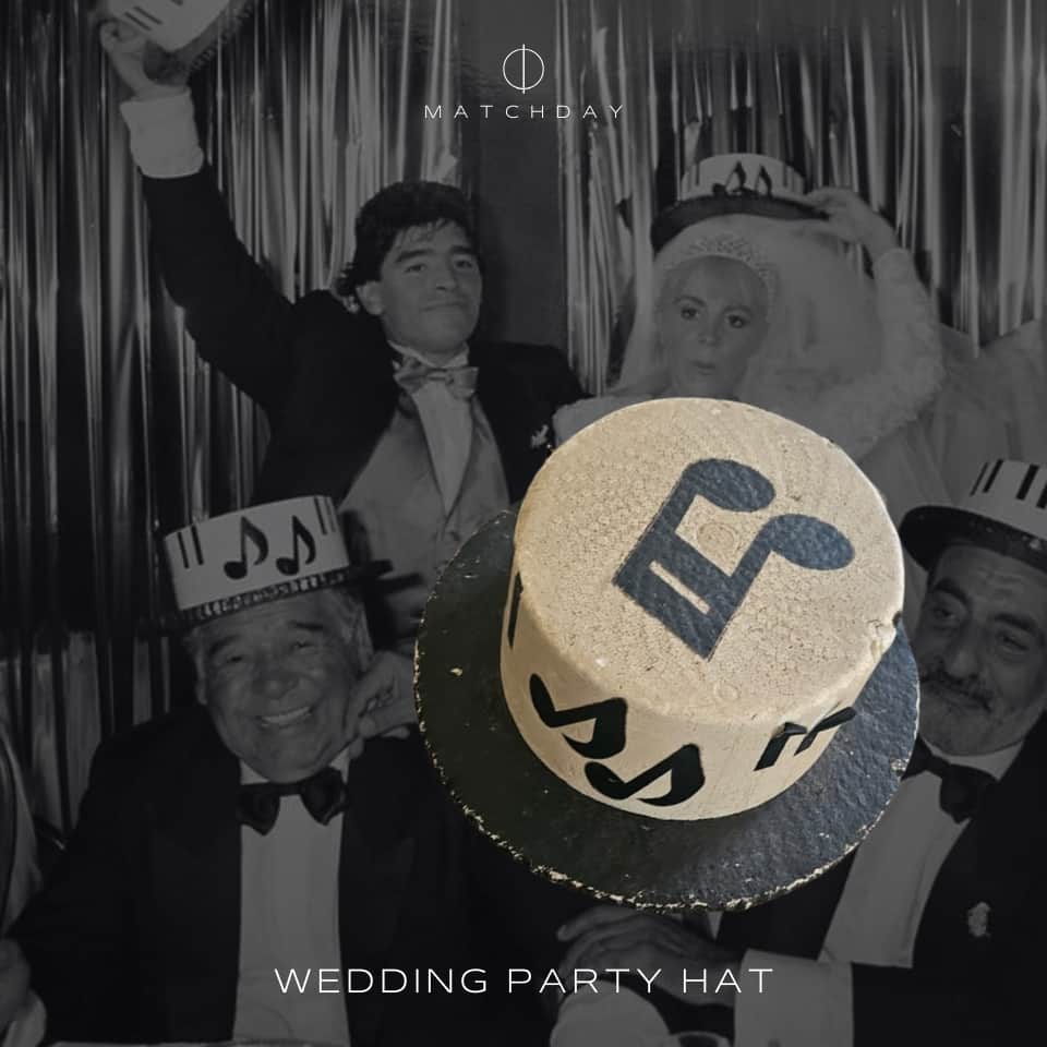 Diego Maradona – Sombrero Casamiento / Wedding Hat – 1989