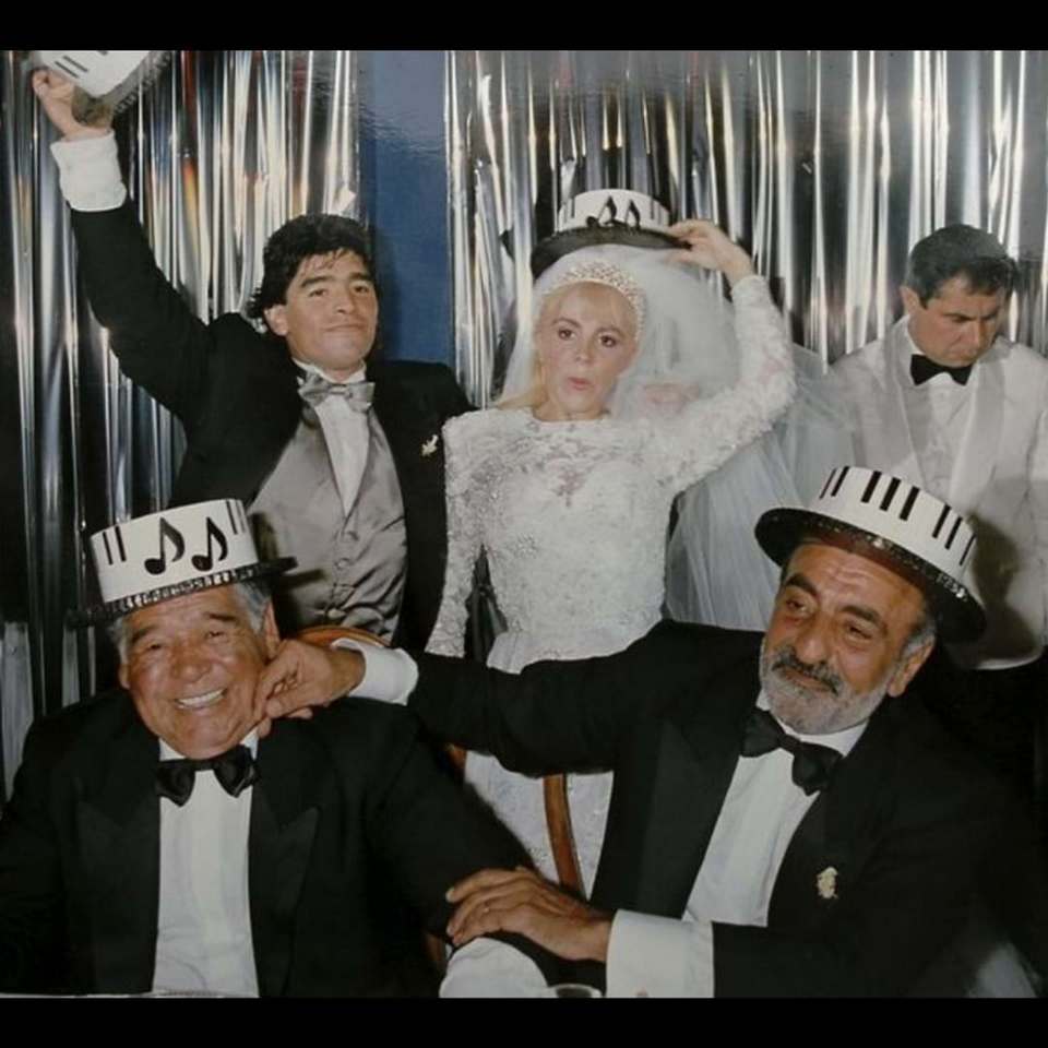 Diego Maradona – Sombrero Casamiento / Wedding Hat – 1989 - Imagen 6