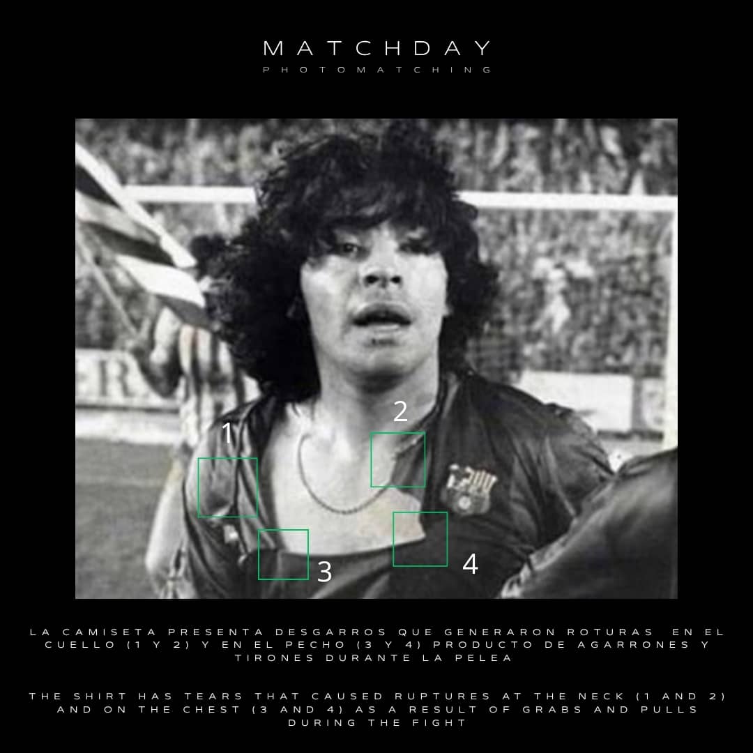 Diego Armando Maradona – FC Barcelona – Copa del Rey 1983/84 – MATCH WORN JERSEY – PHOTOMATCH - Imagen 40