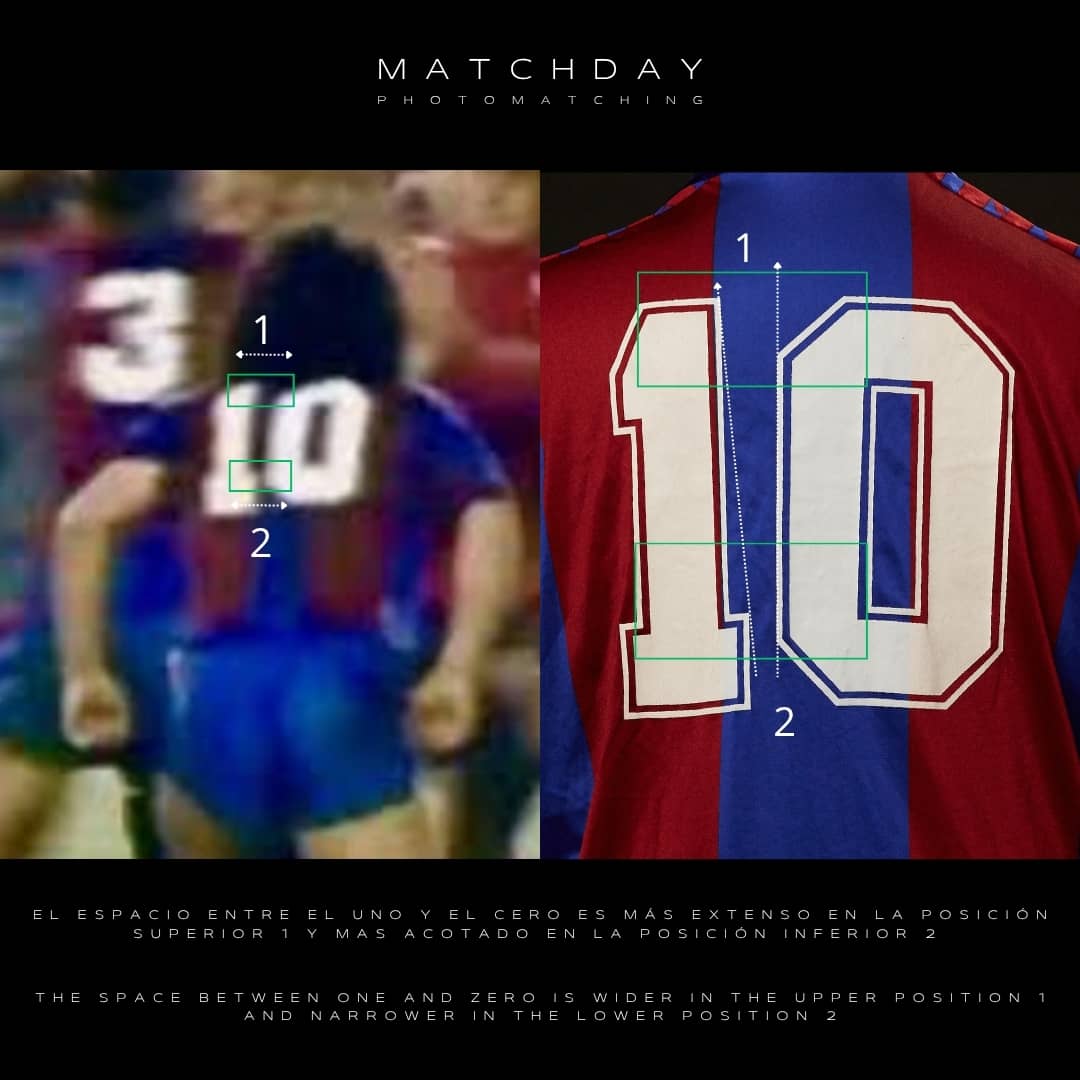 Diego Armando Maradona – FC Barcelona – Copa del Rey 1983/84 – MATCH WORN JERSEY – PHOTOMATCH - Imagen 51