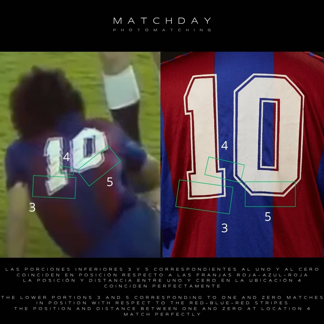 Diego Armando Maradona – FC Barcelona – Copa del Rey 1983/84 – MATCH WORN JERSEY – PHOTOMATCH - Imagen 52