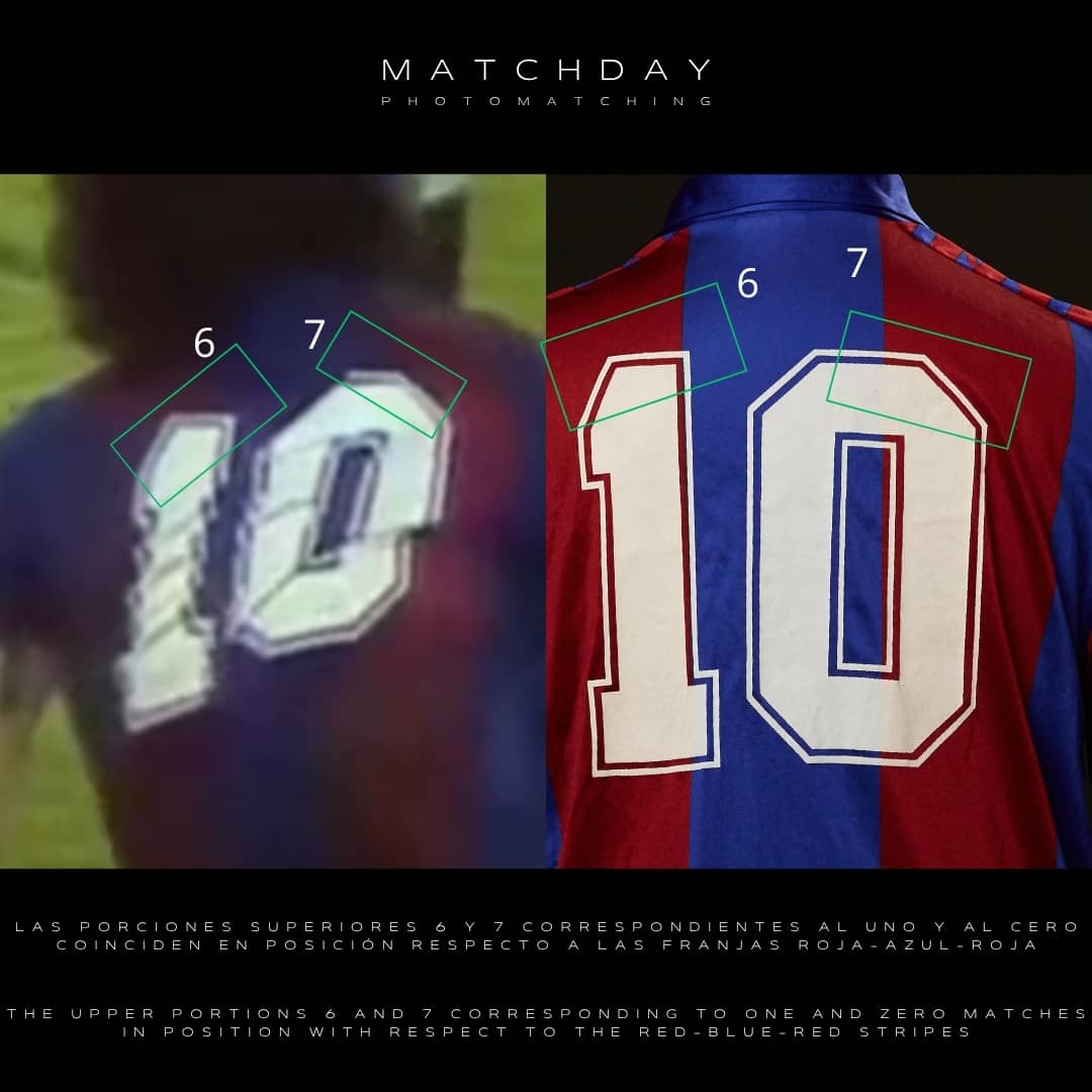 Diego Armando Maradona – FC Barcelona – Copa del Rey 1983/84 – MATCH WORN JERSEY – PHOTOMATCH - Imagen 53