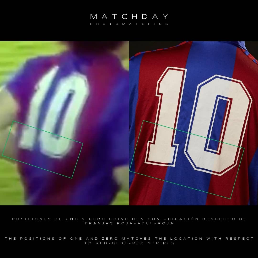 Diego Armando Maradona – FC Barcelona – Copa del Rey 1983/84 – MATCH WORN JERSEY – PHOTOMATCH - Imagen 55