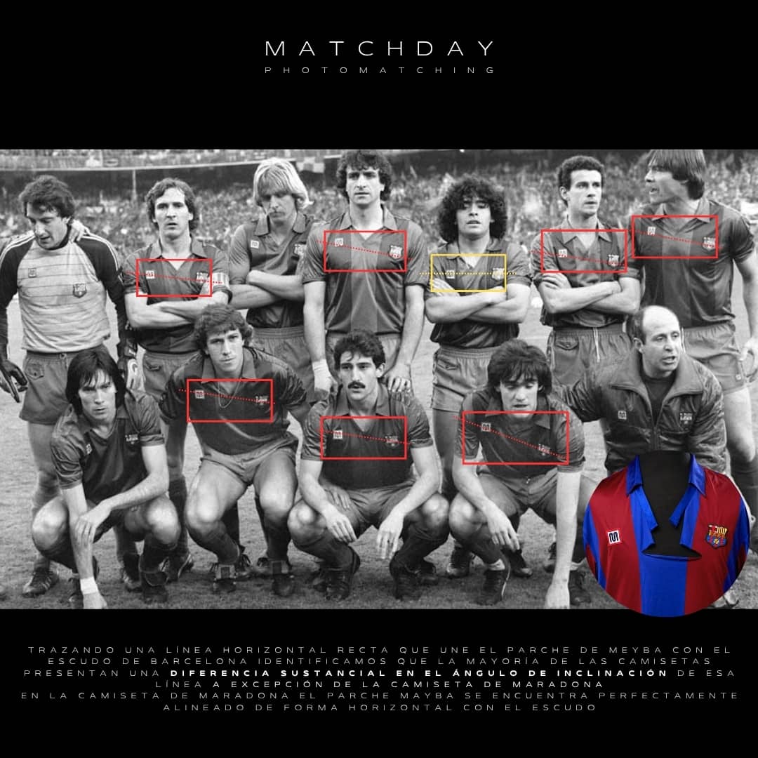 Diego Armando Maradona – FC Barcelona – Copa del Rey 1983/84 – MATCH WORN JERSEY – PHOTOMATCH - Imagen 56