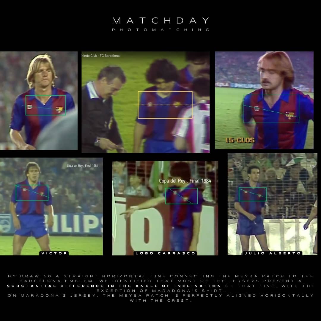 Diego Armando Maradona – FC Barcelona – Copa del Rey 1983/84 – MATCH WORN JERSEY – PHOTOMATCH - Imagen 57