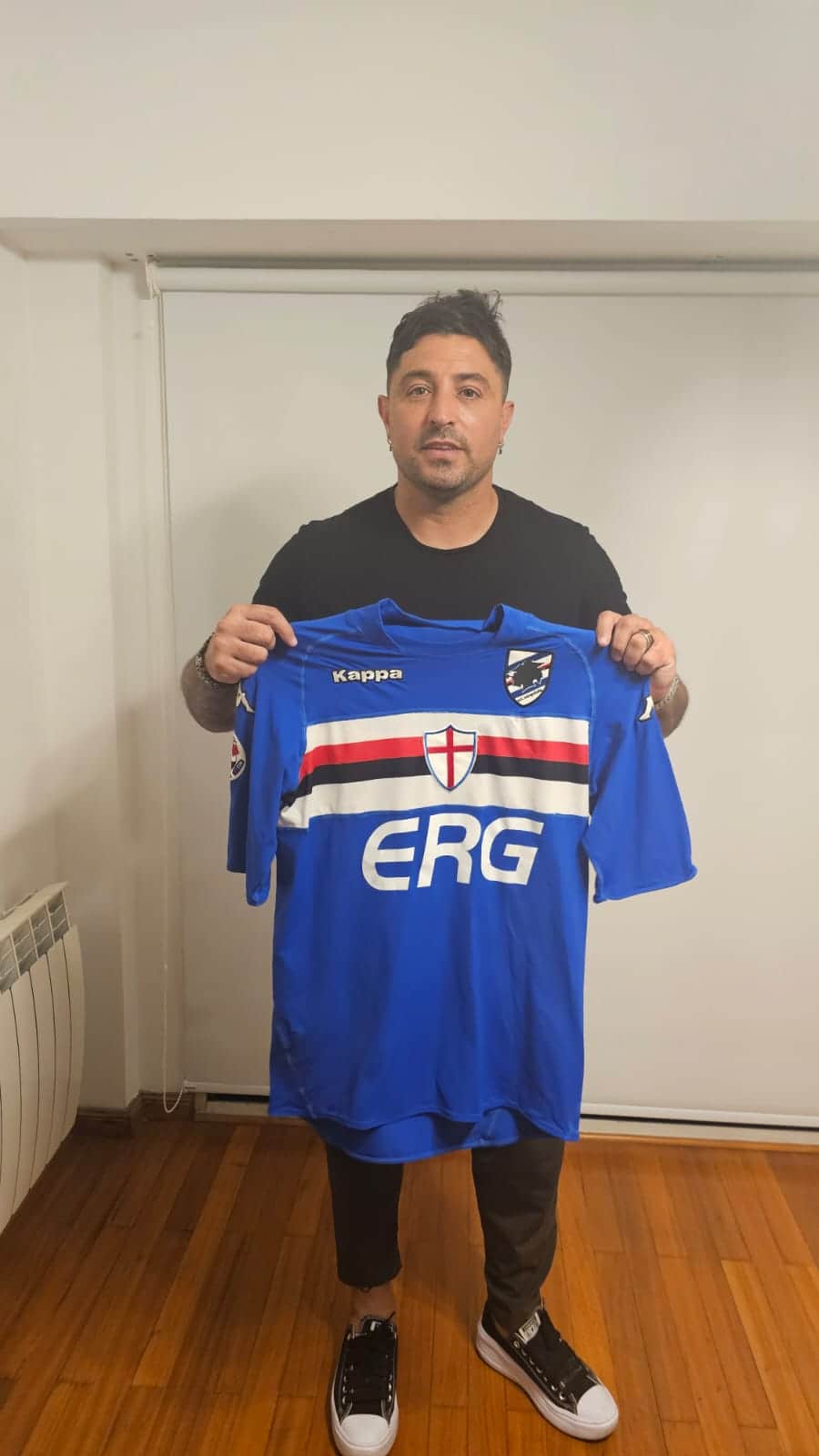 Antonio Cassano – UC Sampdoria – Serie A 2008/09 – MATCH WORN JERSEY – P. ALVAREZ COLLECTION - Imagen 6